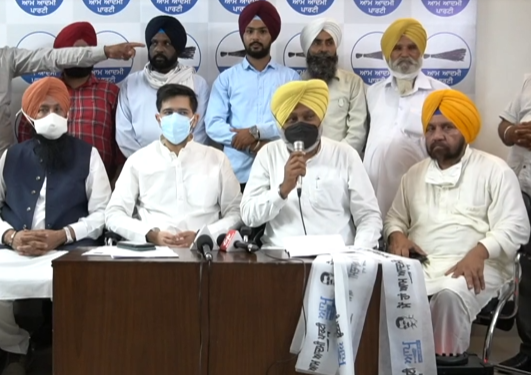 ਨਵਜੋਤ ਸਿੱਧੂ ਨੂੰ ਸ਼ੁੱਭਕਾਮਨਾਵਾਂ, ਦੇਖਦੇ ਹਾਂ ਮਾਫ਼ੀਆ ਨਾਲ ਕਿੰਝ ਨਿਪਟਦੇ ਹਨ ਨਵੇਂ ਕਾਂਗਰਸ ਪ੍ਰਧਾਨ? – ‘ਆਪ’