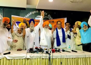 ਅਕਾਲੀ ਦਲ (ਸੰਯੁਕਤ) ਵੱਲੋਂ ਭੀਮ ਆਰਮੀ ਨਾਲ ਗੱਠਜੋੜ ਦਾ ਐਲਾਨ