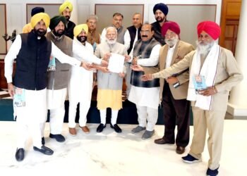 ਪ੍ਰਧਾਨ ਮੰਤਰੀ ਨਰਿੰਦਰ ਮੋਦੀ ਨੇ ਪੰਜਾਬ ਦੇ ਭਾਜਪਾ ਆਗੂਆਂ ਕੀਤੀ ਮੁਲਾਕਾਤ |