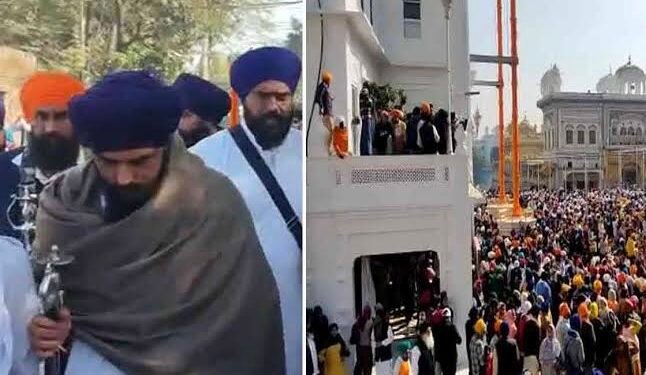 ਜੈਕਾਰਿਆਂ ਨਾਲ ਗੂੰਜ ਉਠੀ ਗੁਰੂ ਨਗਰੀ, ਅੰਮ੍ਰਿਤਪਾਲ ਸਿੰਘ ਦੀ ਖਾਲਸਾ ਵਹੀਰ ਯਾਤਰਾ ‘ਚ ਹੋਇਆ ਵੱਡਾ ਇਕੱਠ