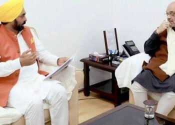 CM ਮਾਨ ਦੀ ਗ੍ਰਹਿ ਮੰਤਰੀ ਅਮਿਤ ਸ਼ਾਹ ਨਾਲ ਮੁਲਾਕਾਤ, ਪੰਜਾਬ ਦੇ ਅਹਿਮ ਮੁੱਦਿਆਂ ‘ਤੇ ਹੋਈ ਚਰਚਾ