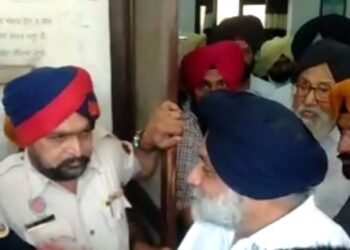 ਫਰੀਦਕੋਟ ਅਦਾਲਤ ਪਹੁੰਚੇ ਬਾਦਲ ਪਿਓ-ਪੁੱਤ, ਅਕਾਲੀ ਵਰਕਰਾਂ ਦਾ ਹੋਇਆ ਵੱਡਾ ਇਕੱਠ