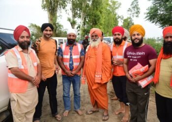 ਰਾਜ ਸਭਾ ਮੈਂਬਰ ਹਰਭਜਨ ਸਿੰਘ ਭੱਜੀ ਨੇ ਸਤਲੁਜ ਦਰਿਆ ਦੇ ਧੁੱਸੀ ਬੰਨ੍ਹ ਦਾ ਕੀਤਾ ਦੌਰਾ