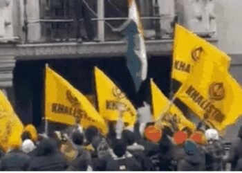 ਇੰਗਲੈਂਡ ‘ਚ ਭਾਰਤੀ ਦੂਤਾਵਾਸ ਦਾ ਘਿਰਾਓ ਕਰਨ ਆਏ ਖਾਲਿਸਤਾਨੀ: ਪੁਲਿਸ ਨੇ ਰੋਕਿਆ, ਨਾਅਰੇਬਾਜ਼ੀ ਕਰਦੇ ਹੋਏ ਵਾਪਸ ਪਰਤੇ