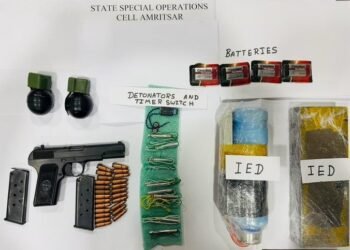 ਪੰਜਾਬ ‘ਚ ਅੱਤਵਾਦੀ ਹਮਲੇ ਦੀ ਸਾਜ਼ਿਸ਼ ਨਾਕਾਮ, 2 ਅੱਤਵਾਦੀ ਗ੍ਰਿਫਤਾਰ